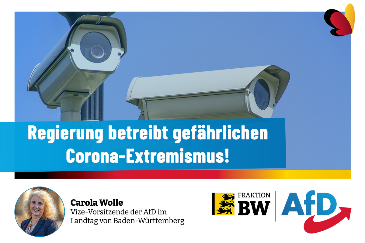 Carola Wolle: Landesregierung betreibt Corona-Extremismus!